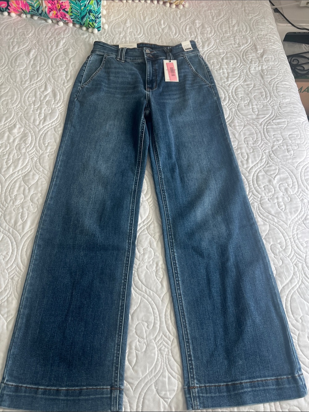 Judy Blue High Waist Wide Leg Jeans NWT 9/29